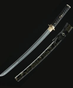 short blade katana small katana handmade wakizashi sword t10 folded clay 2