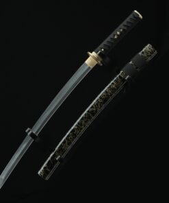 short blade katana small katana handmade wakizashi sword t10 folded clay 9