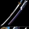 short katana handmade full tang japanese wakizashi sword 095 carbon steel