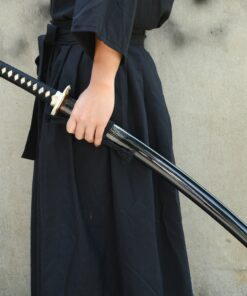 short katana handmade full tang wakizashi sword 1095 carbon steel with 2