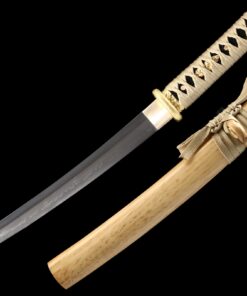 short katana handmade japanese tanto sword real hamon truekatana 1