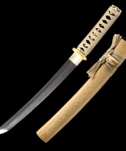 short katana handmade japanese tanto sword real hamon truekatana 2