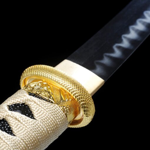 short katana handmade japanese tanto sword real hamon truekatana 3