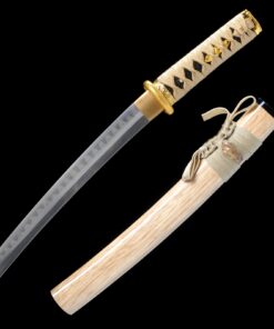 short katana handmade japanese tanto sword real hamon truekatana 9