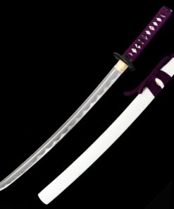 short katana handmade japanese wakizashi sword 1045 carbon steel full tang 2