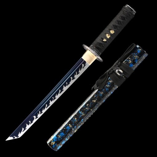 short ninja sword handmade high manganese steel real short ninjato japanese 2