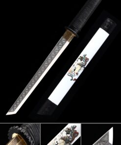 short samurai sword handmade high manganese steel real japanese hamidashi