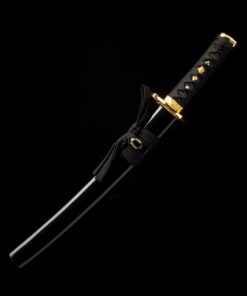 short samurai sword handmade pattern steel sharpening blade japanese tanto 4