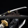 short tanto handmade pattern steel full tang real japanese tanto sword with