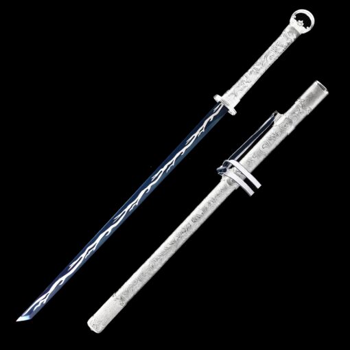 silver ninja sword handmade japanese ninjato ninja sword with silver 11