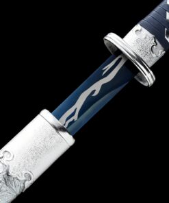 silver ninja sword handmade japanese ninjato ninja sword with silver 17