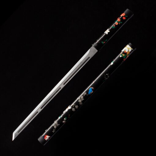 straight edge sword handmade japanese straight edge sword full tang 1 3