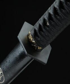 straight edge sword handmade japanese straight edge sword with blue blade 1 5