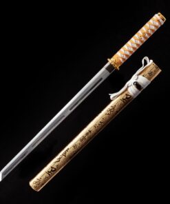 straight edge sword handmade japanese straight edge sword with golden 3