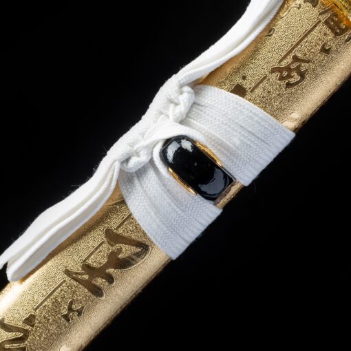 straight edge sword handmade japanese straight edge sword with golden 5