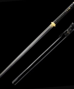 straight katana handmade chokuto ninjato sword t10 carbon steel real hamon 3