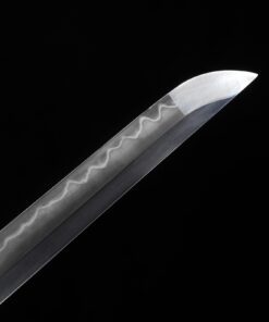 straight katana handmade chokuto ninjato sword t10 carbon steel real hamon 8