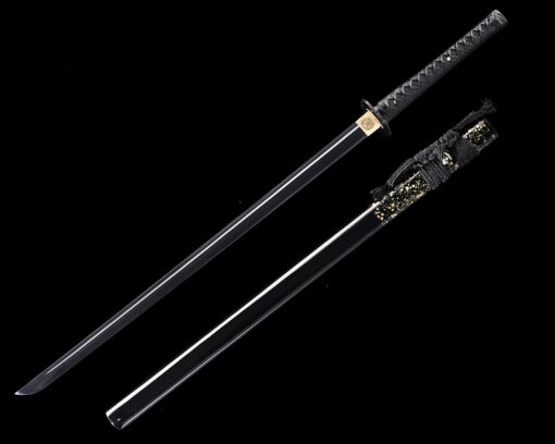 straight katana handmade japanese chokuto ninjato sword full tang with 1