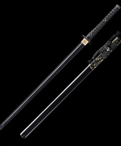 straight katana handmade japanese chokuto ninjato sword full tang with 2