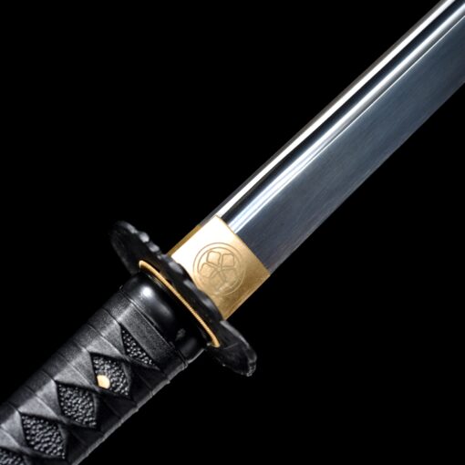 straight katana handmade japanese chokuto ninjato sword full tang with 8