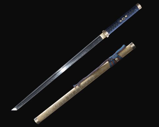 straight katana handmade japanese chokuto ninjato sword t10 carbon steel 1 1