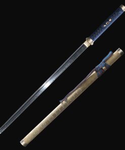 straight katana handmade japanese chokuto ninjato sword t10 carbon steel 1 2