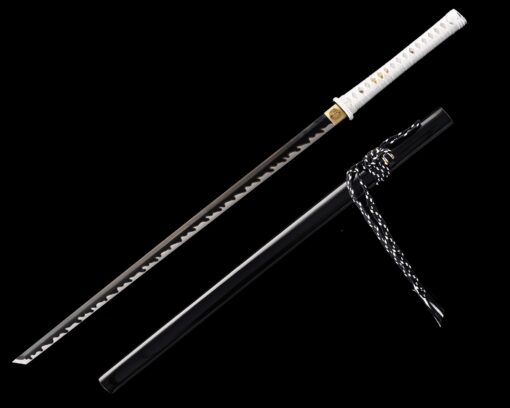 straight ninja sword handmade japanese straight ninja sword with black 2