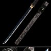 straight ninja sword handmade japanese straight ninja sword with blue blade