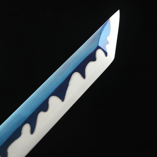 straight tanto handmade full tang tanto sword 1095 carbon steel with blue 5