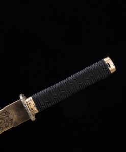 straight tanto handmade straight tanto sword damascus steel with copper 5