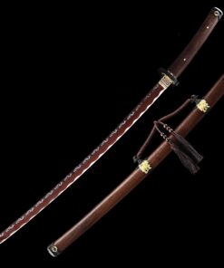 tachi sword handmade japanese tachi odachi sword spring steel with brown 12