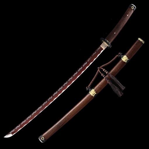 tachi sword handmade japanese tachi odachi sword spring steel with brown 12