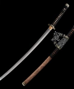 tachi sword japanese tachi odachi sword 1045 carbon steel with brown 2