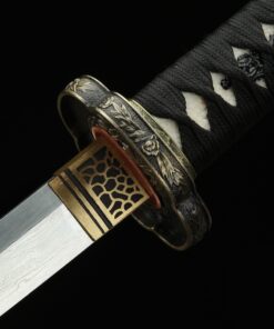 tachi sword japanese tachi odachi sword 1045 carbon steel with brown 3