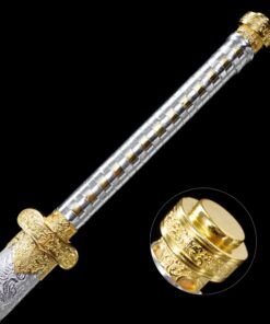 tang dao chinese tang dynasty dao sword with golden blade truekatana 7