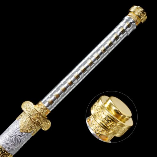 tang dao chinese tang dynasty dao sword with golden blade truekatana 7