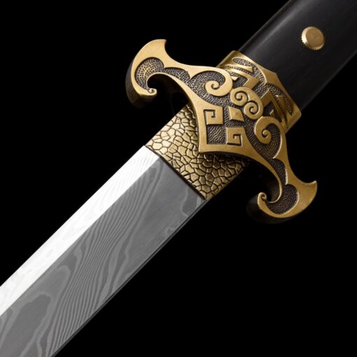 tang dao handmade chinese tang dao sword damascus steel truekatana 1