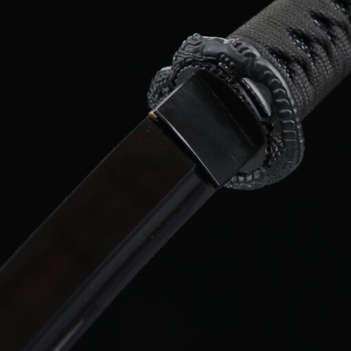 tanto handmade japanese tanto sword with black blade truekatana 1