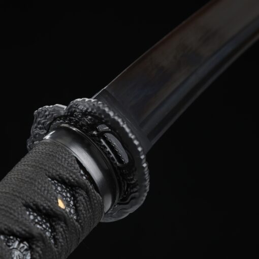 tanto handmade japanese tanto sword with black blade truekatana 2