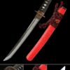 tanto high performance japanese tanto sword melaleuca steel with red