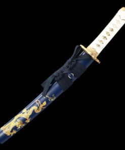 tanto sword handcrafted full tang tanto sword t10 carbon steel with blue 6