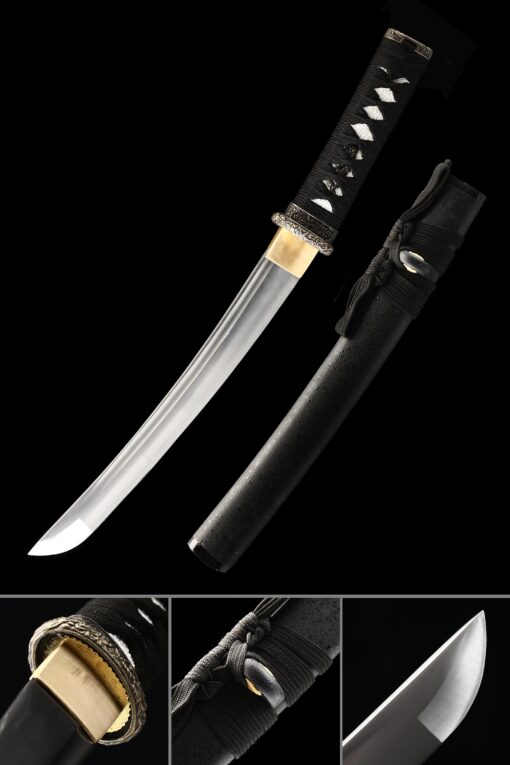 tanto sword handmade japanese short tanto sword 1045 carbon steel truekatana scaled