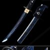 tanto sword handmade japanese tanto sword high manganese steel with blue