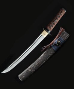 tanto sword handmade short japanese tanto sword t10 folded clay tempered 2