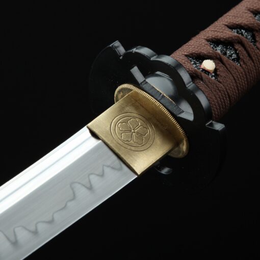 tanto sword handmade short japanese tanto sword t10 folded clay tempered 4