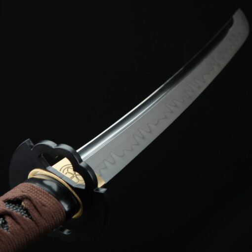 tanto sword handmade short japanese tanto sword t10 folded clay tempered 7