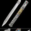 tibetan dagger antique tibetan knife double edge blade knife truekatana