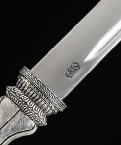 tibetan dagger antique tibetan knife double edge blade knife truekatana 2