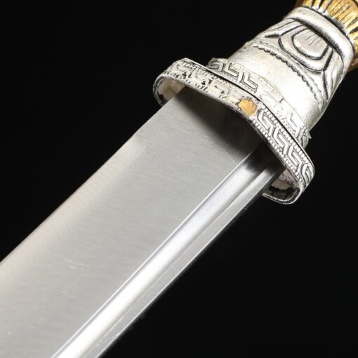 tibetan dagger tibet short knife double edge blade knife truekatana 1