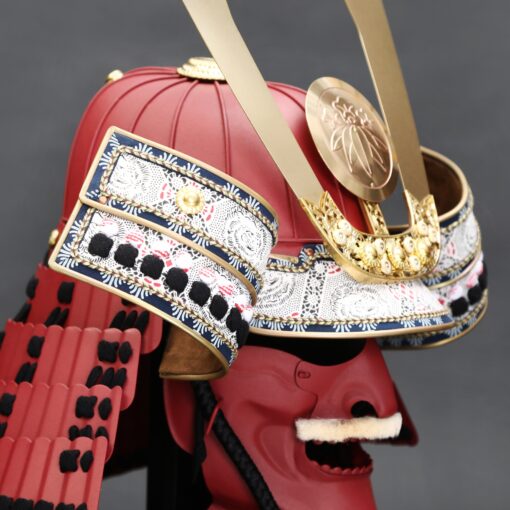 traditional japanese armor handmade red arima clan japanese samurai armor 1